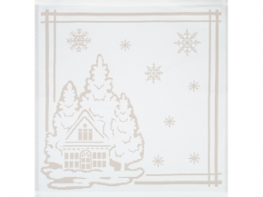 9с25.110ж1 Домик1(ДТЭ лён) Салфетка 50х50см