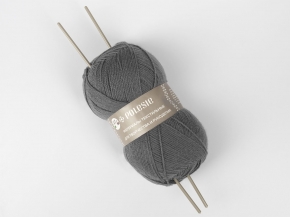 1С8165-Д43 Пряжа "Фаворит NEW" Т.серый мел.17-1501