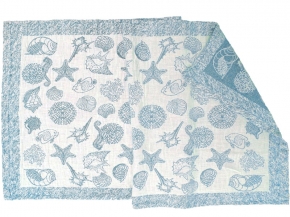 17с125-ШР/у 60*130  полотенце "Море" цв. 250 бирюза