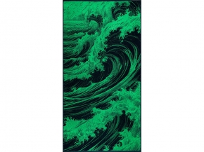 6с102.413ж1 Цунами (темно-синий7) Полотенце махровое 81х160см