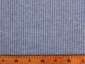Ткань 1654ЯК п/лен рис. 4/3 6,9 темно-синий сорт 1, 150см
