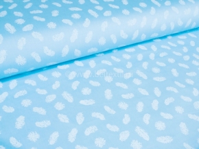 Тик набивной смесовый 80/20 рис. 2200 BLUE M, 220см