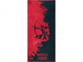 6с102.411ж1 Лучник(т.зеленый1) Полотенце махровое 67х150см