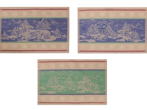 20С190-ШР+К/фкор  Комплект полотенец из 3 шт., 46*70  "Шале-3" рис 284
