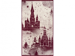 6с103.412ж1 Зимняя сказка (кр.дерево1) Полотенце махровое 50х90см