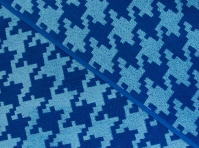 6с102.413ж1 Гусиные лапки (яр.морской) Полотенце махровое 81х160см