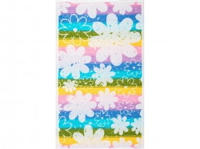 6с104.411ж1 Цветы полевые (белая радужка) Полотенце махровое 67х40см