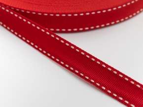 16мм. 04С3216-Г50 (рис.3731) ЛЕНТА ОТДЕЛОЧНАЯ красный с белым*287, 16мм (рул.50м)