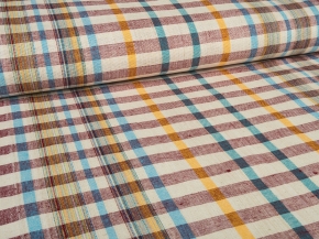 Холст п/лен полотенечный клетка арт.8-25 вид 3 ширина 50см, лен-50%, хлопок-50%