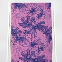 6с102.411ж1 Катарина (пурпурный3) Полотенце махровое 67х150см