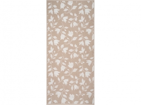 6с102.511ж2 Цветы-тюльпан(лен3) Полотенце махровое 67х150см