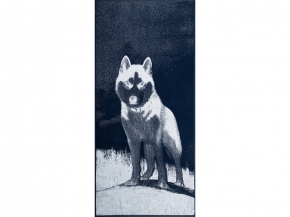 6с102.411ж1 Хаски 2 (темно-синий) Полотенце махровое 67х150см