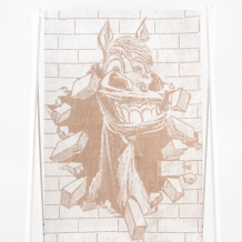 6с102.511ж2 Здрасте конь (лен3) Полотенце махровое 67х150см