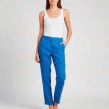 24С29-ШР/039/у 1318/1 Брюки женские,  васильковый