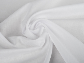Ткань 12548/C#1 Батист белый, ширина 140см