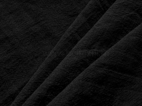 Ткань арт. KRAP0001 Крапива Черного цвета №1, ширина 140, пл.250г