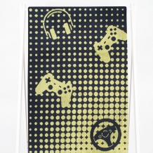 6с102.411ж1 Игра (т.серый1) Полотенце махровое 67х150см