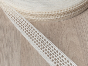 24мм. 05С2307-Г50 (рис.5317) ТЕСЬМА ОТДЕЛОЧНАЯ белый*003 (молочный), 24мм (рул.50м)