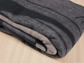 Одеяло шерсть мериноса 100% 190*205 "Кошки" цв серый