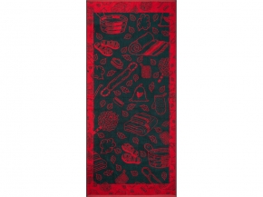 6с102.411ж1 Атрибуты бани(т.зеленый1) Полотенце махровое 67х150см