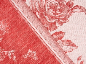 07С-39ЯК 45*60 Полотенце "Цветы и птицы" цв. бордо (многоцветный)