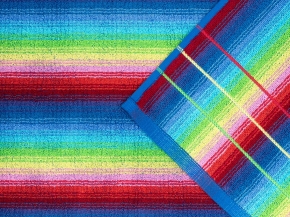 6с102.511к1 Радуга (т.радужка) Полотенце махровое 68х140см