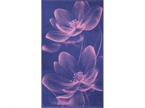 6с103.412ж1 Танец вдвоем(пурпурн3) Полотенце махровое 50х90см