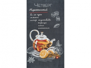 21С-2ЯК 34*61 Набор полотенец "Неделька. Чаепитие" (уп. 8 шт)