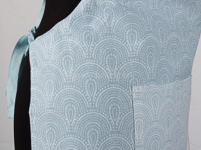 Фартук с карманом  60х70 "Романтика" Африканские прерии цв голуб