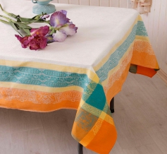 09с38 ЯК Скатерть "Ажурная" цветной 150*250