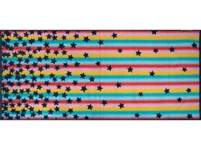 6с102.411ж1 5 star (т.радужка) Полотенце махровое 67х150см