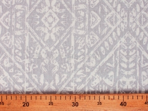 Ткань интерьерная 1419ЯК п/лен отб.наб. рис.1951/1 Орнамент винтаж, ширина 150 см