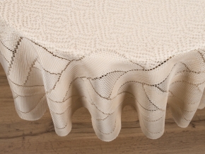 Д196Ка СКАТЕРТЬ ДЕКОРАТИВНАЯ 2965  бежевый 2.40 м*2.25 м рис. Д196Ка