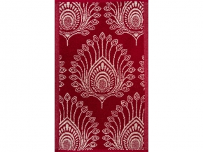 1с105.413ж1 Павлиний глаз (бордо) Полотенце махровое 50х30 см