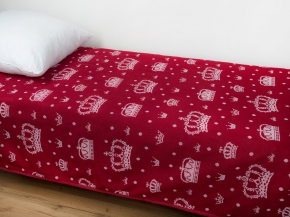 3с109.411ж1 Королевский принт (бордо5) Плед 208х150 см