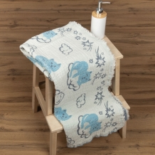 20С211-ШР/у. 130*60 Полотенце "Ночка-1" цв. 1 рис. 993 голубой