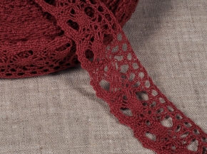 К-035-74-8 Кружево 35мм, малиновый