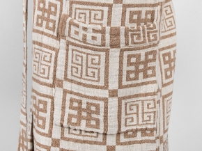17С371-ШР/039/у/уп. Халат для бани "Греция" 170,176-120,124 цв. 121 рис. 355