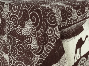 3с109.412ж1 Караван (шоколад) Плед 208х200 см