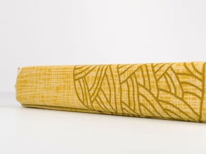 4531-БЧ 2 спальный комплект фланель "Форест" рис. 6327-03  горчичный