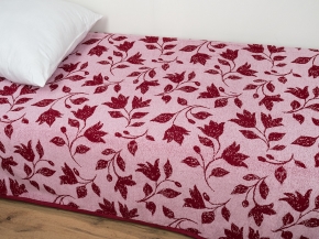 3с109.412ж1 Цветы-тюльпан (бордо5) Плед 208х200 см