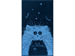 6с103.412ж1 Парочка (темно-синий6) Полотенце махровое 50х90см