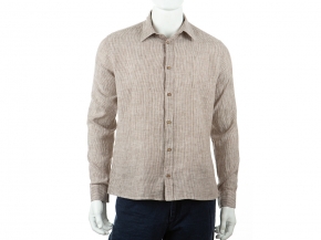 23С188-ШР/039/у 2/159 Сорочка мужская верхняя, лен-100