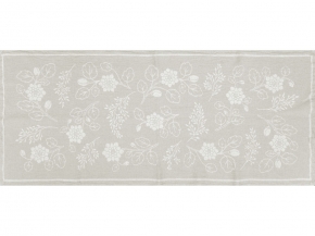 24С94-ШР/у. 50*120 Полотенце "Белые цветы" цв. 1 рис. 179
