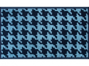 6с104.411ж1 Гусиные лапки(т.синий2) Полотенце махровое 67х40см