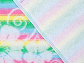 6с102.411ж1 Алеся (св.радужка) Полотенце махровое 67х150см