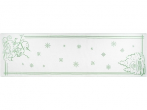 5с22.312ж1 Снеговик и домик1(ДТЭ травка) Полотенце 50х180 см