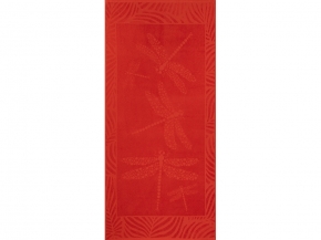 6с102.411ж1 Стрекозы(1корал.роз) Полотенце махровое 67х150см