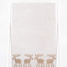 6с102.511ж2 Расписные и олени(лен3) Полотенце махровое 67х150см