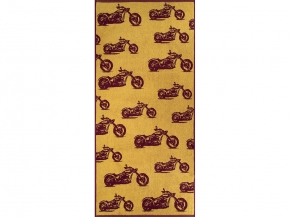 6с102.411ж1 Мото-паттерн(кр.дерево1) Полотенце махровое 67х150см